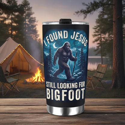 Big foot Found Jesus 20 Oz Tumbler (2 Side Print in USA)