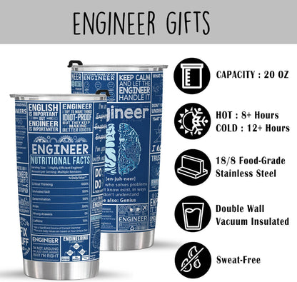 Engineer All Quote 20 Oz Tumbler (Print in USA)