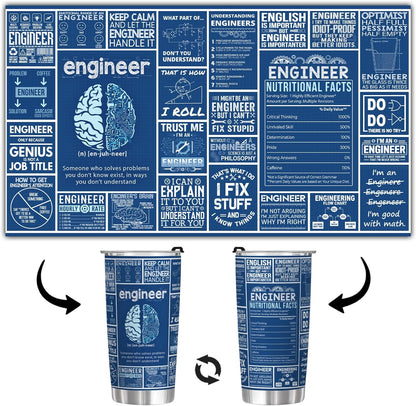 Engineer All Quote 20 Oz Tumbler (Print in USA)