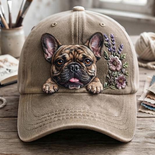French Bulldog Flower - Classic Cap