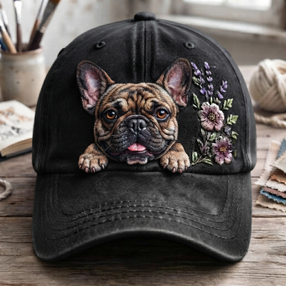 French Bulldog Flower - Classic Cap