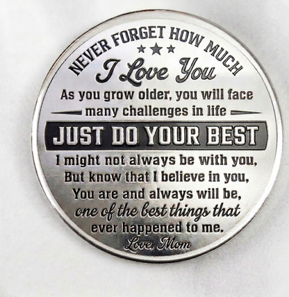 To My Child Believe From Mom - Personalized Custom Pocket Hug - 2 Side Print