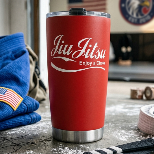 Jiu Jitsu Enjoy a Choke 20 Oz Tumbler