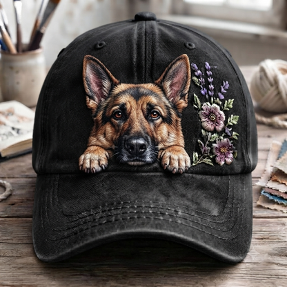 German Shepherd Flower - Classic Cap