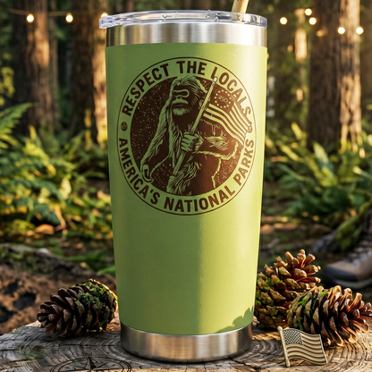 Big foot Respect 20 Oz Tumbler (Print in USA)