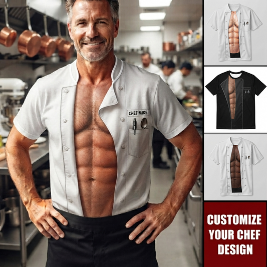 Chef Uniform Personalized Gifts - T-Shirt