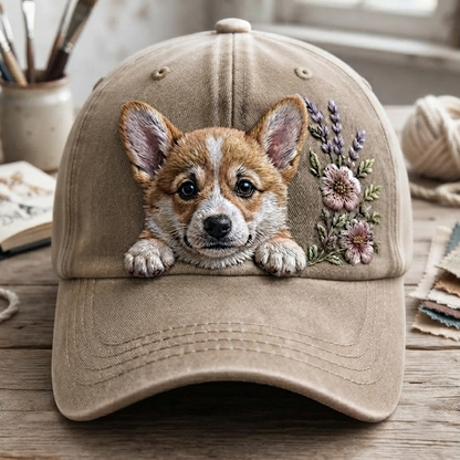 Corgi Flower - Classic Cap