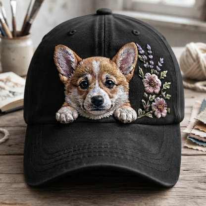 Corgi Flower - Classic Cap
