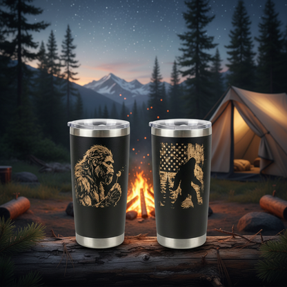 Big foot Blow 20 Oz Tumbler (2 Side Print in USA)