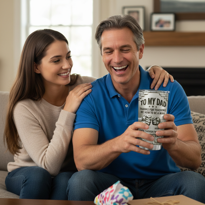To My Dad from Daughter 20 Oz Tumbler (2 Side Print in USA)