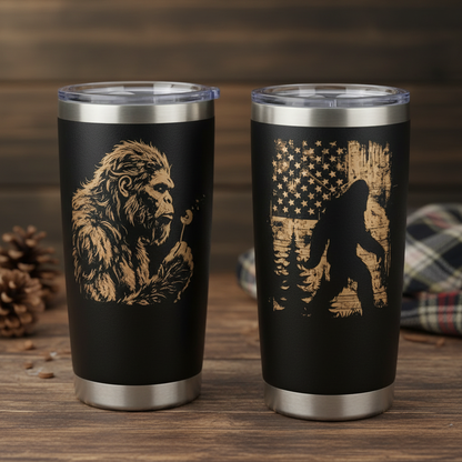Big foot Blow 20 Oz Tumbler (2 Side Print in USA)