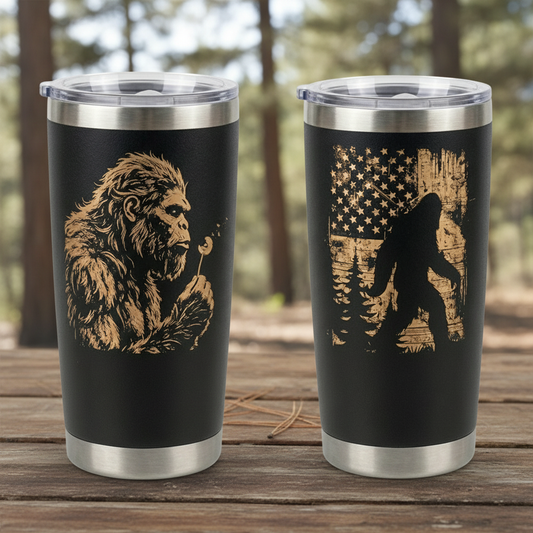 Big foot Blow 20 Oz Tumbler (2 Side Print in USA)