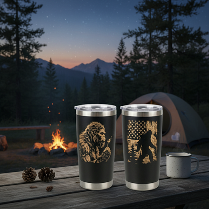 Big foot Blow 20 Oz Tumbler (2 Side Print in USA)