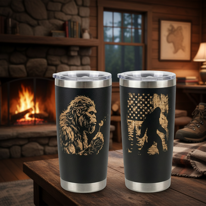 Big foot Blow 20 Oz Tumbler (2 Side Print in USA)