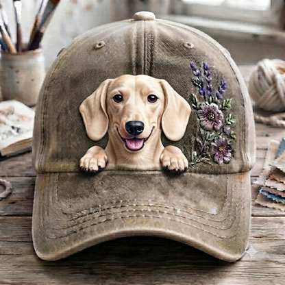 Dachshund Flower - Classic Cap