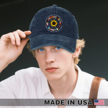 Hippie Rock & Roll - Wash Denim Cap
